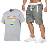 The latest EA7 men's T-shirt suit summer special fashion
