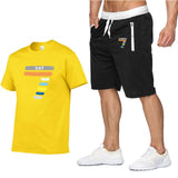 The latest EA7 men's T-shirt suit summer special fashion