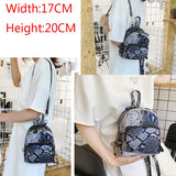 Two Piece Set Fashion Snake Skin Woman Set