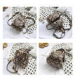 Two Piece Set Fashion Snake Skin Woman Set