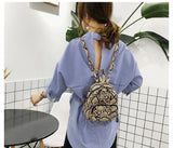 Two Piece Set Fashion Snake Skin Woman Set