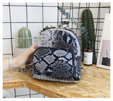 Two Piece Set Fashion Snake Skin Woman Set