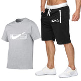 2019 new T Shirt+Shorts Sets Men Letter