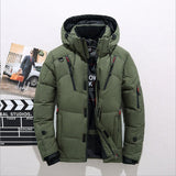 High quality men's winter jacket thick snow parka overcoat