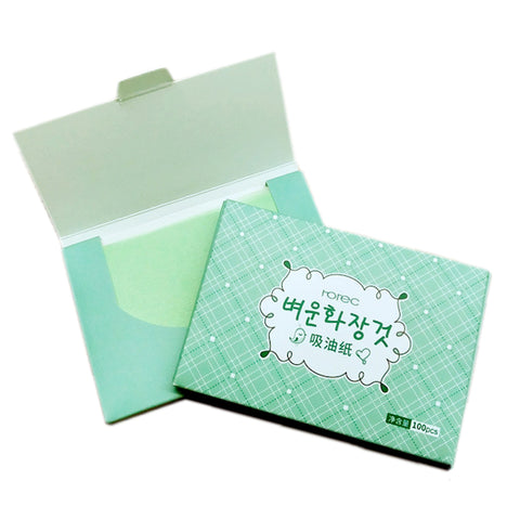 100sheets/pack Green Tea Facial