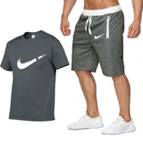 Summer Hot Sale Men's Sets T Shirts+shorts Two Pieces