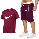 Summer Hot Sale Men's Sets T Shirts+shorts Two Pieces