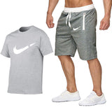 Summer Hot Sale Men's Sets T Shirts+shorts Two Pieces