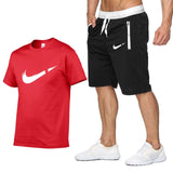 Summer Hot Sale Men's Sets T Shirts+shorts Two Pieces